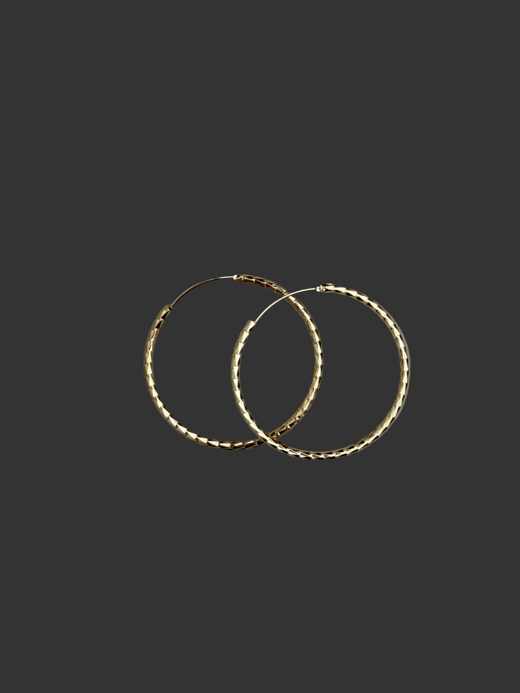 TWIST HOOPS EARRINGS